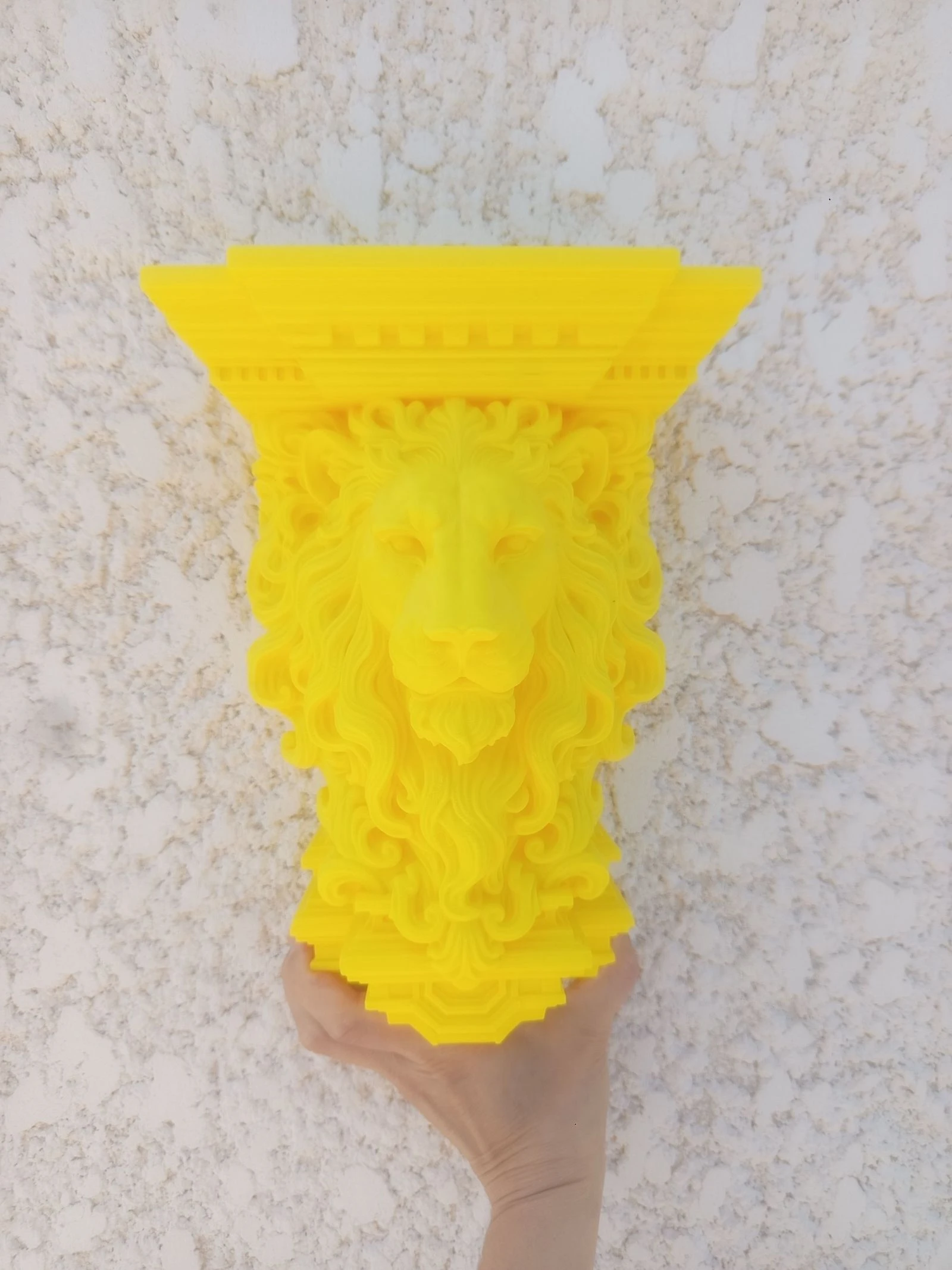 Leeuwenkop gele kleur 25 cm 💛 – photo 6